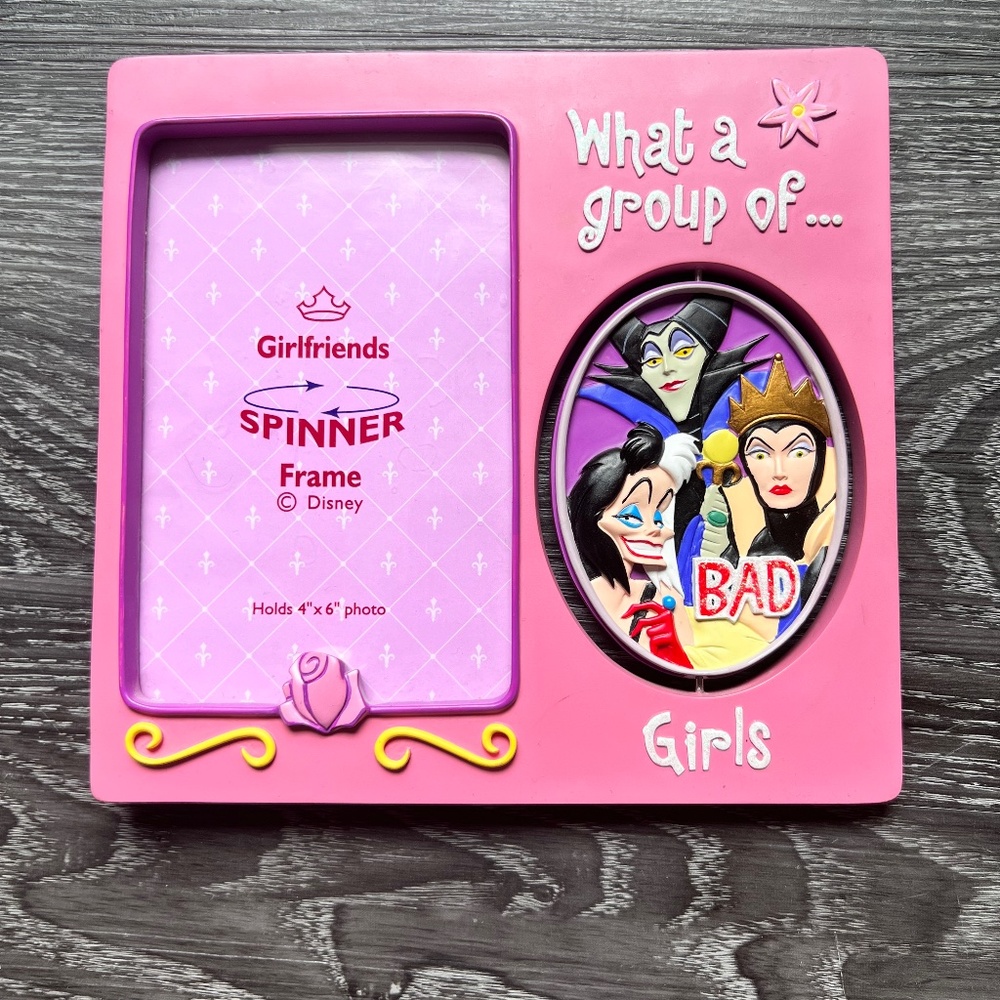 Disney Princess/Villain spinning picture frame.